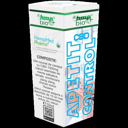 Ulei ozonat pulverizant CBD Apetite Control, 10 ml, HempMed Pharma