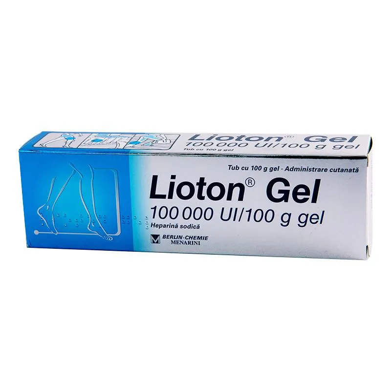 LIOTON GEL 100000U.I./100 G BERLIN CHEMIE