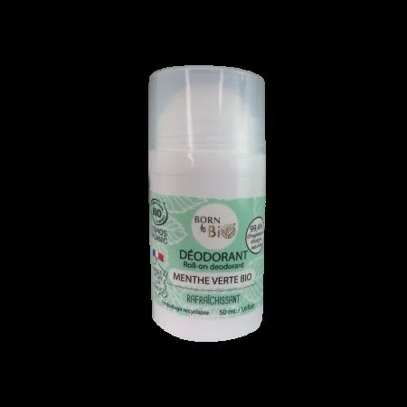 Deodorant Bio Roll On cu Menta Verde, 50 ml, Born to Bio