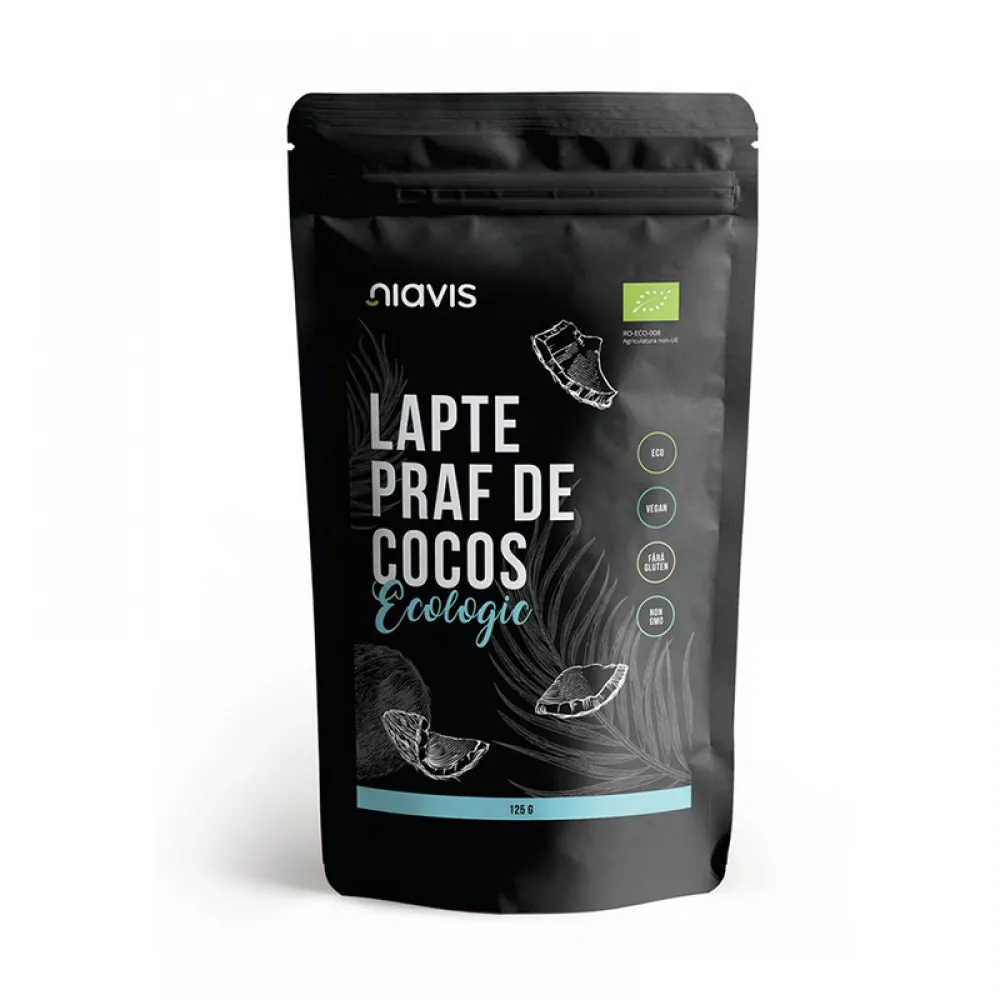 Lapte praf de cocos ecologic/BIO (125 grame), Niavis