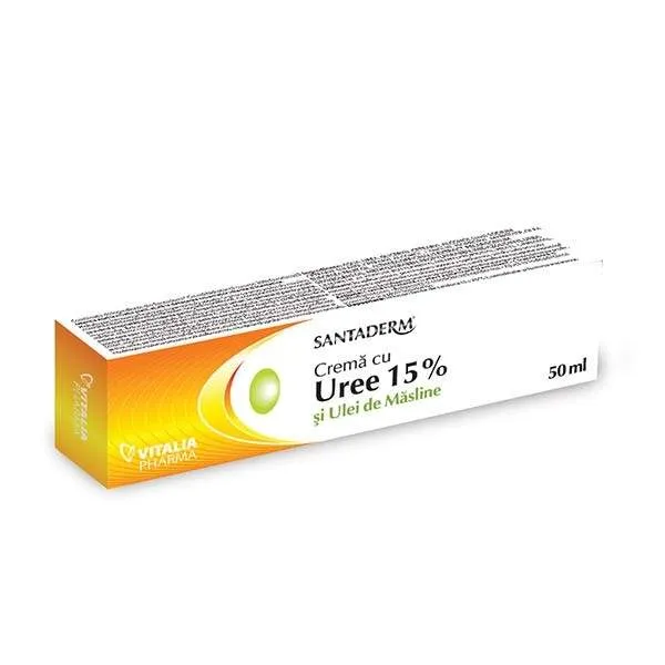 SANTADERM CREMA UREE 15% SI ULEI DE MASLINE 50ML