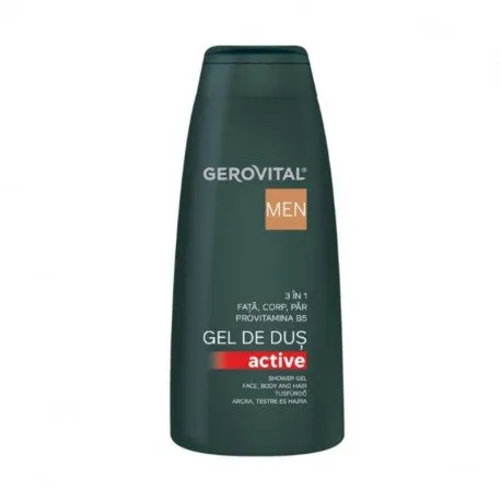 GH3 Men Gel de dus Active 3 in 1, 400 ml