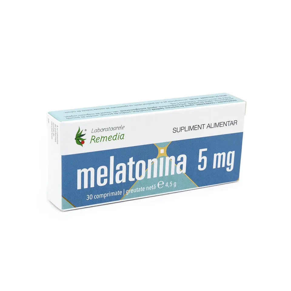 MELATONINA 5MG 30 COMPRIMATE REMEDIA