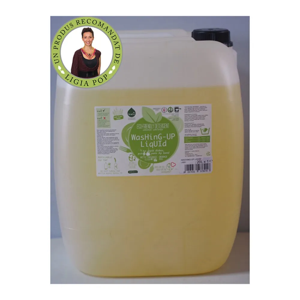 Detergent ecologic vrac pentru spalat vase (20 litru), Biolu