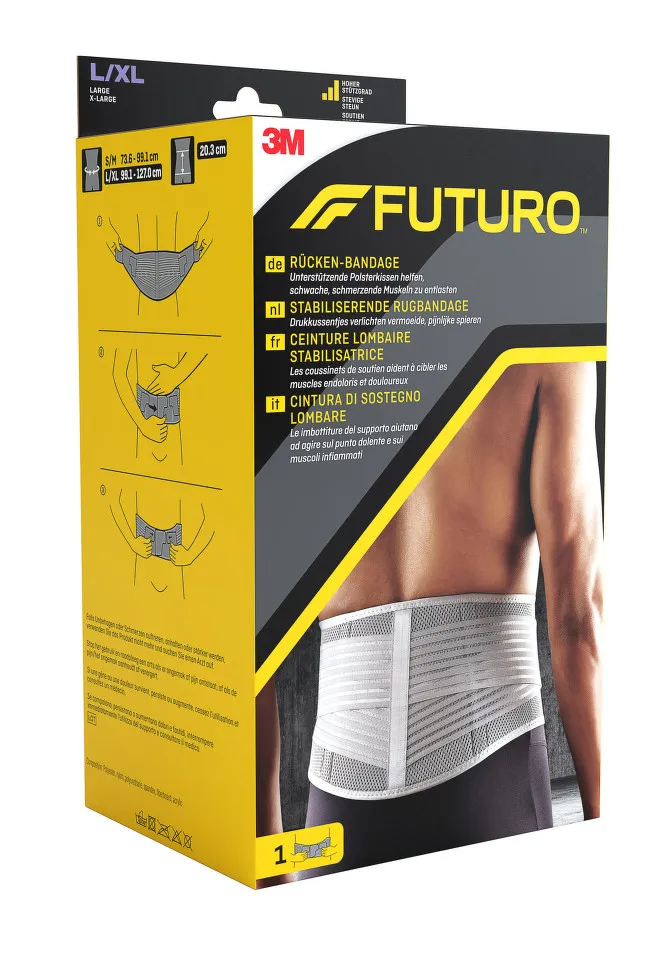 3M FUTURO SUPORT LOMBAR CU PAD-URI DE SUSTINERE MARIME L-XL 99-127CM