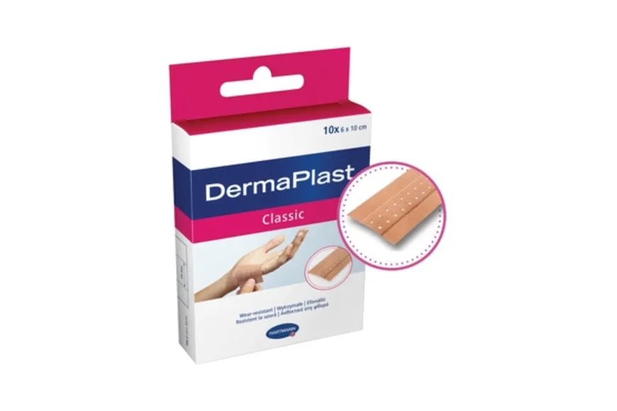 HARTMANN Dermaplast  Clasic plasturi, 6x10cm, 10 bucati