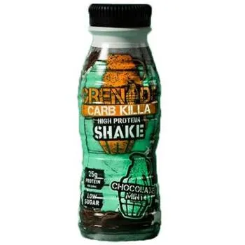 Shake proteic cu aroma de ciocolata si menta Carb Killa Protein, 330ml, GNC Grenade