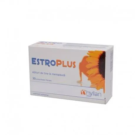 Estroplus-Hyllan reduce efectele menopauzei, 30 comprimate