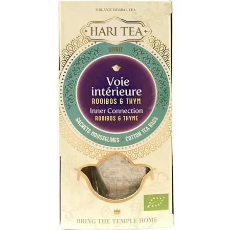 Ceai Premium Inner Conection cu rooibos eco, 10 plicuri, Hari Tea
