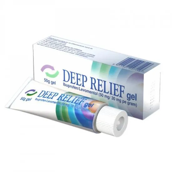 Deep Relief 50mg/30mg/g gel x 50 grame