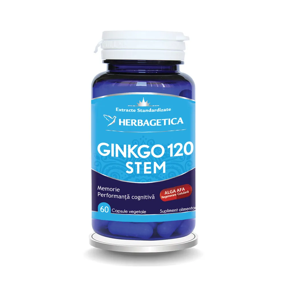 Ginkgo 120 Stem (60 capsule), Herbagetica