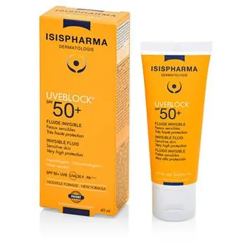 Fluid protectie solara SPF50+ UVEBLOCK, 40ml, Isis Pharma