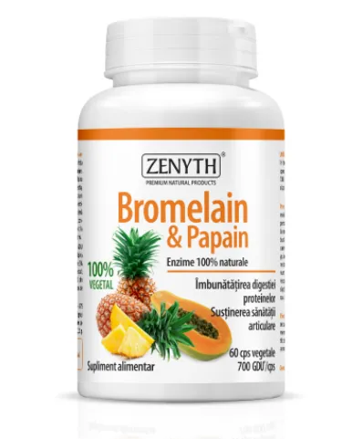 Bromelain & Papain 700GDU 60cps(Zenyth)