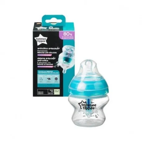 Tommee Tippee Biberon Advanced Anti-Colic, cu sistem de ventilatie, 150ml, 0luni+, 1 bucata