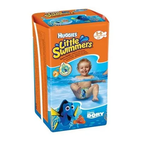 Huggies scutece de apa Little Swimmers nr. 5-6 (12-18 kg) x 11 bucati