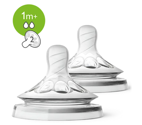 Tetina "Natural" Debit Pentru Nou Nascut x 2 buc Ultra Soft