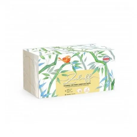 Zuluff scutece din bambus, marimea 2, 3-8 KG, 38 bucati