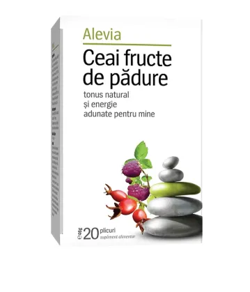 Ceai fructe de padure, 20 plicuri, Alevia