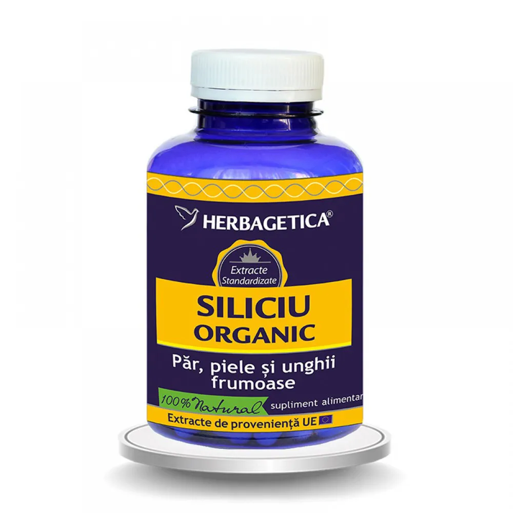 Siliciu Organic (120 capsule), Herbagetica