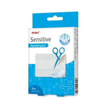 Dr. Max Plasturi sensitive sterili 6 x 10cm, 10 bucati