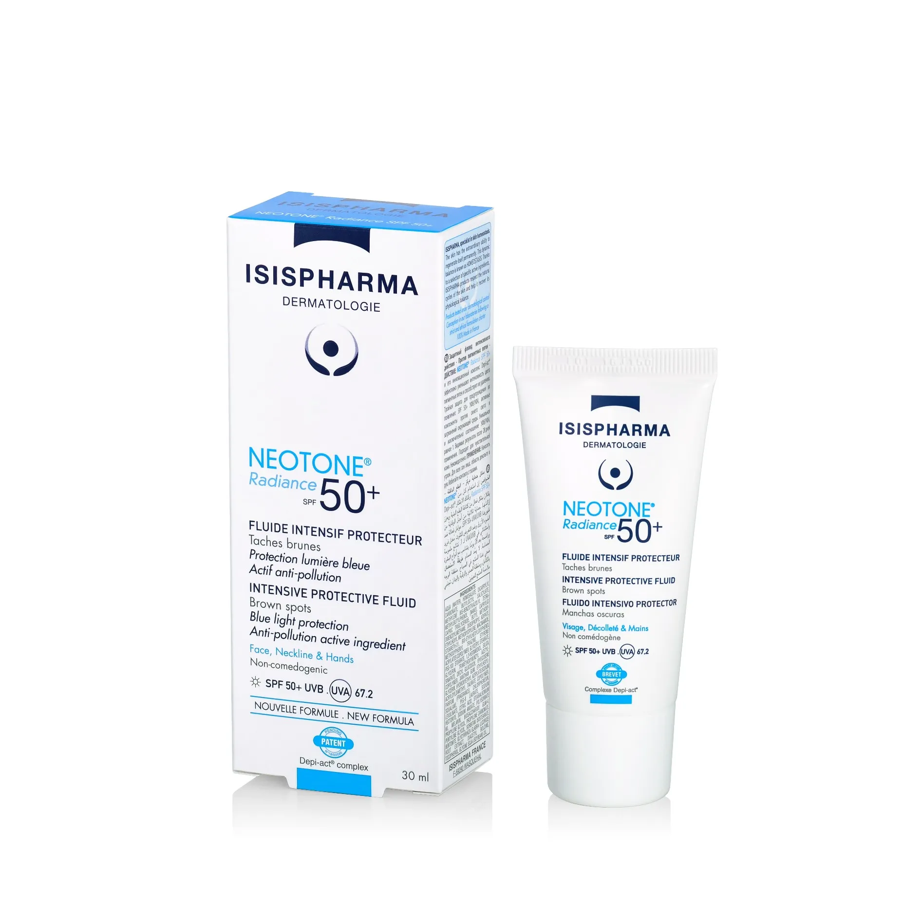 Crema depigmentanta cu fotoprotectie NeoTone Radiance SPF 50, 30 ml, Isispharma