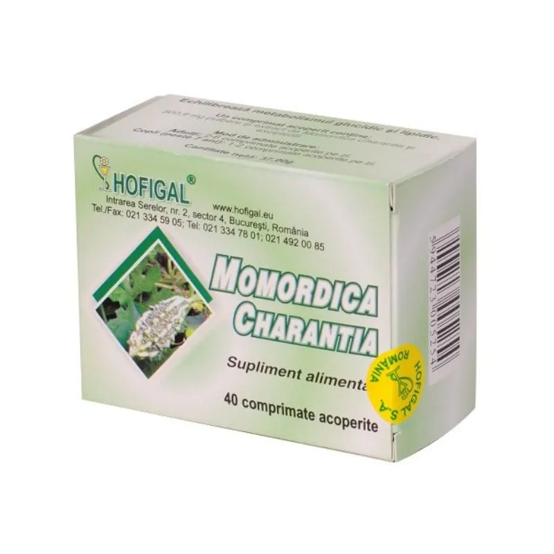 Momordica Charantia, 40 comprimate, Hofigal