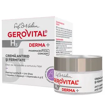 Crema antirid si fermitate  GH3 Derma+, 50ml, Gerovital