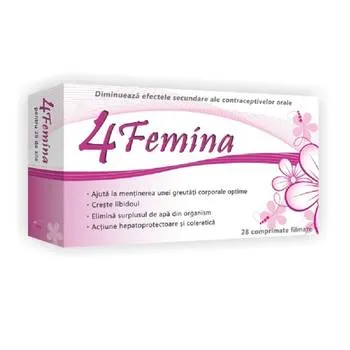 4 Femina, 28 comprimate, Zdrovit