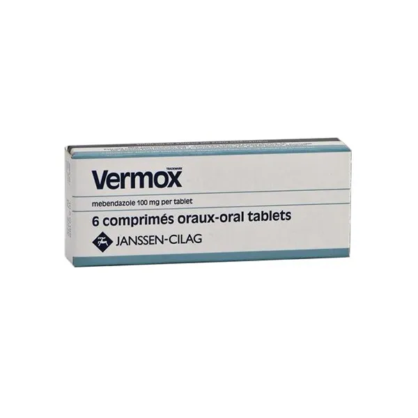 VERMOX R x 6 COMPR. 100mg JANSSEN PHARMACEUTIC