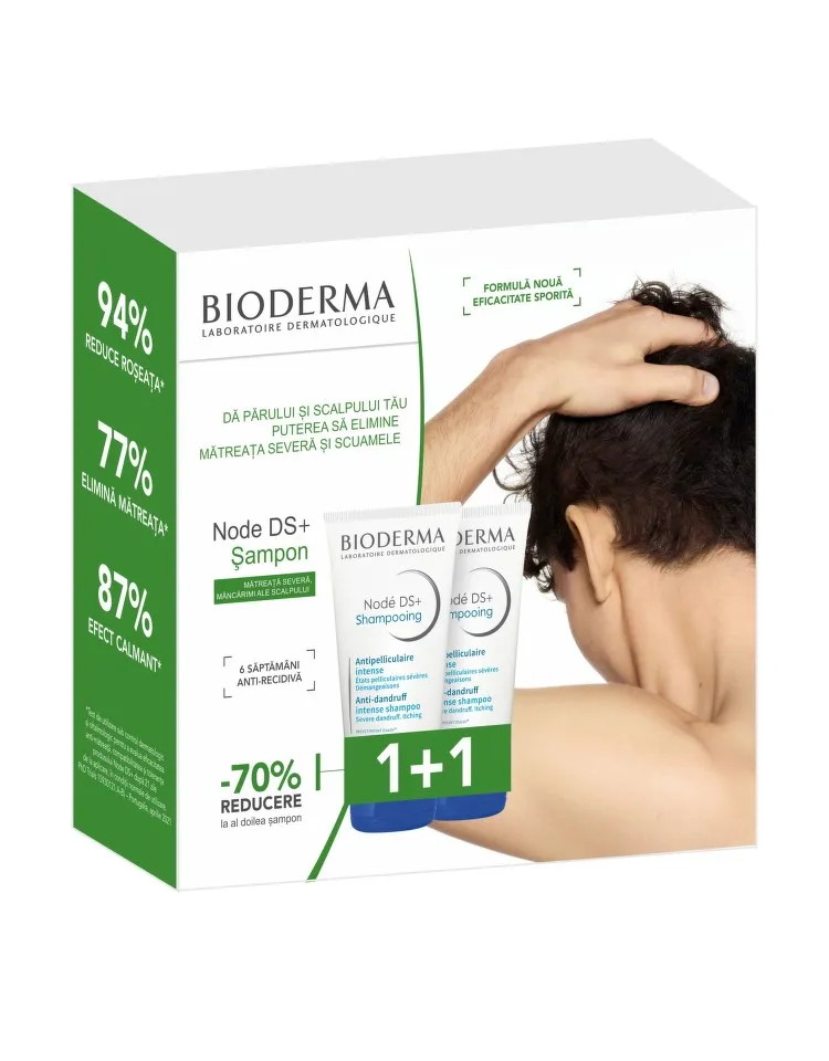BIODERMA NODE DS+ SAMPON 125 ML 1+1 70% REDUCERE LA AL 2-LEA PRODUS