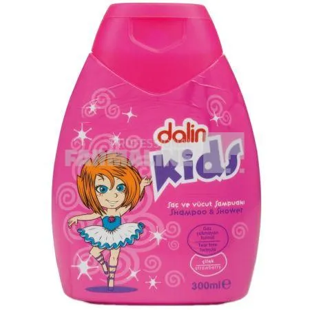 Dalin Kids Sampon - Gel capsuni 300 ml