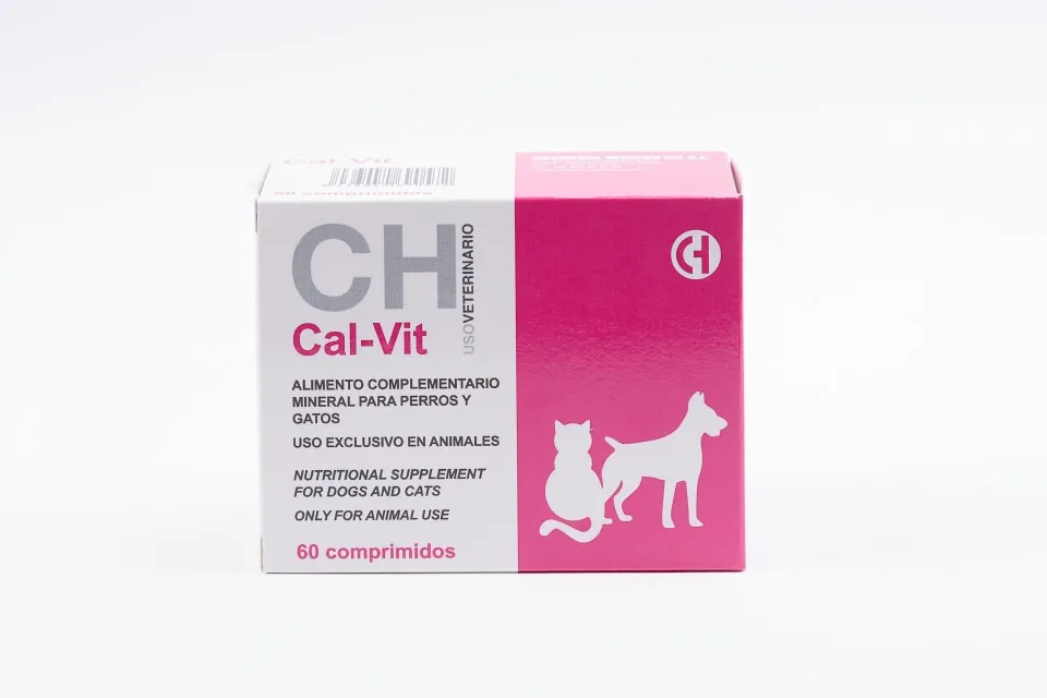 CAL-VIT - Calciu pentru caini si pisici - 60 cpr.