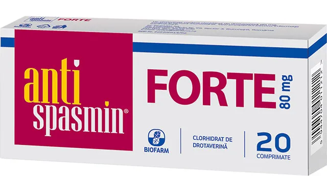 Antispasmin Forte, 20 comprimate, Biofarm