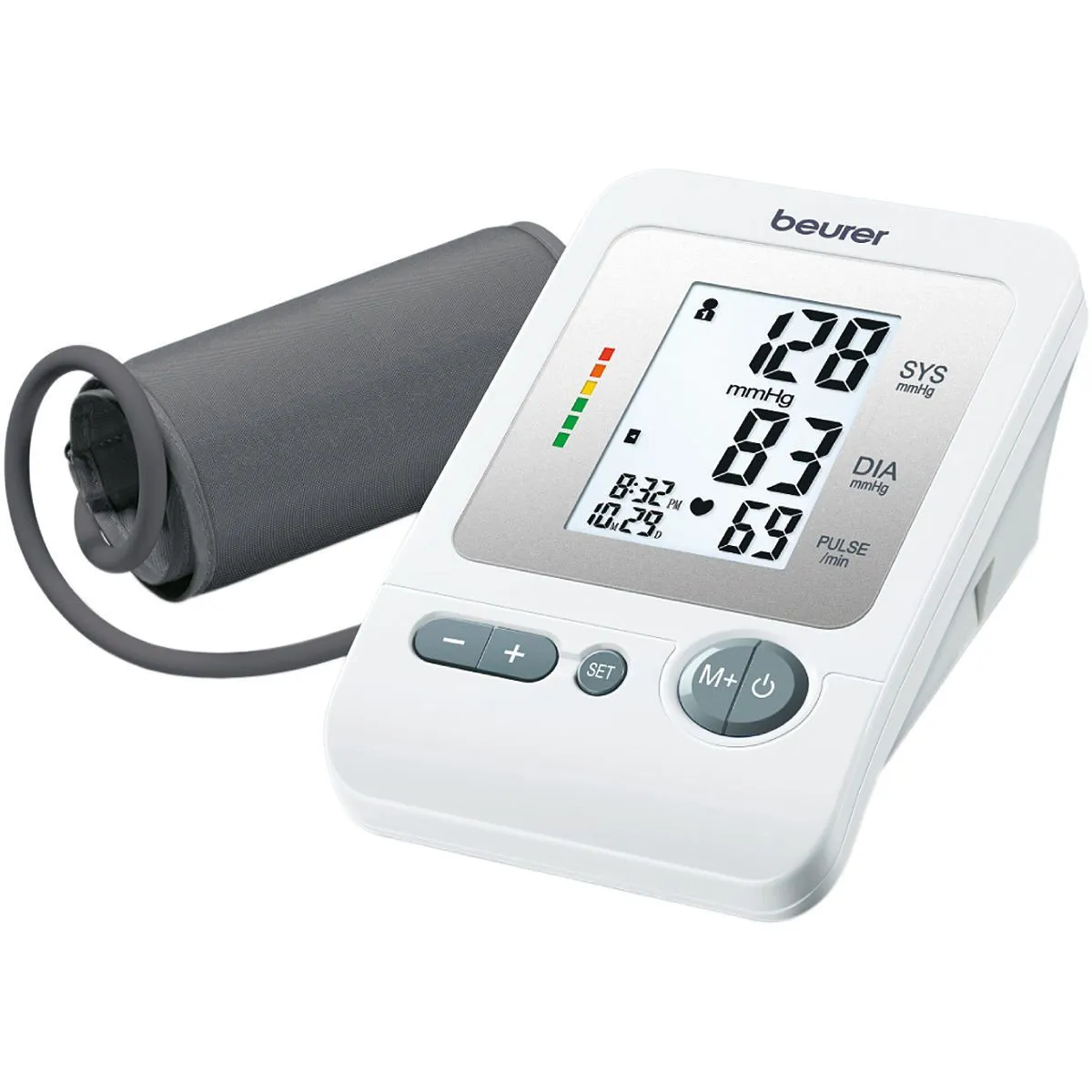 BEURER Tensiometru electronic brat BM 26, detecteaza aritmia, Alb