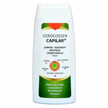 Sampon impotriva caderii parului unisex Capilar+, 275ml, Gerocossen