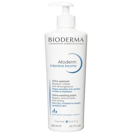 Balsam restructurant si calmant pentru piele atopica Atoderm Intensive, 500 ml, Bioderma