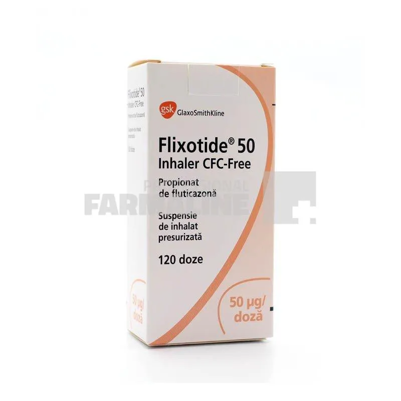 FLIXOTIDE R 50 INHALER CFC Free x 1 SUSP. INHAL. PRESURIZATA 50mcg/doza GLAXO WELLCOME UK LT