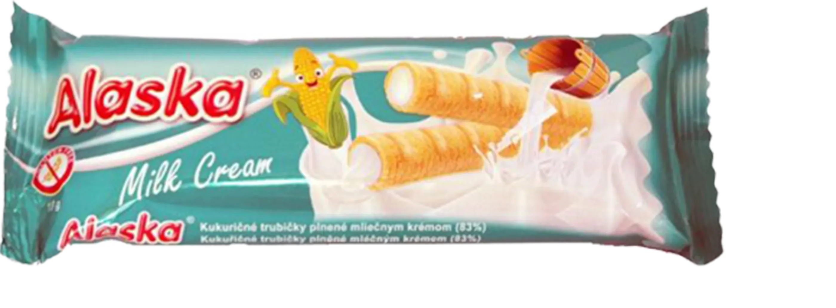 Schar baton Alaska Milk Cream x 18 grame