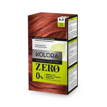 Vopsea de par Kolora Zero 6.4 Copper Blonde, 60ml, Aroma