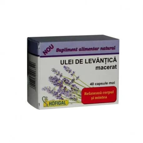 HOFIGAL Ulei de levantica, 40 capsule