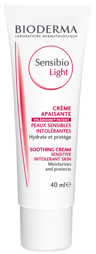 Cremă pentru piele sensibilă Sensibio Light, 40 ml, Bioderma