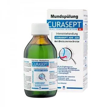 Apa de gura ADS DNA 220 cu 0,20% CHL, 200ml, Curasept