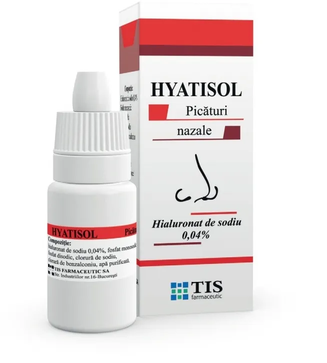 Hyatisol Picaturi nazale 10 ml