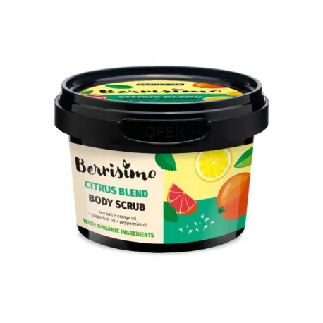 Beauty Jar Scrub pentru corp cu sare de mare si ulei de portocale, Berrisimo, 400 g