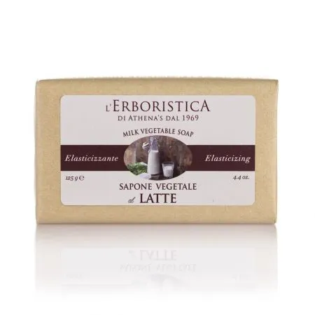 Sapun vegetal cu lapte, 125 g, L'Erboristica