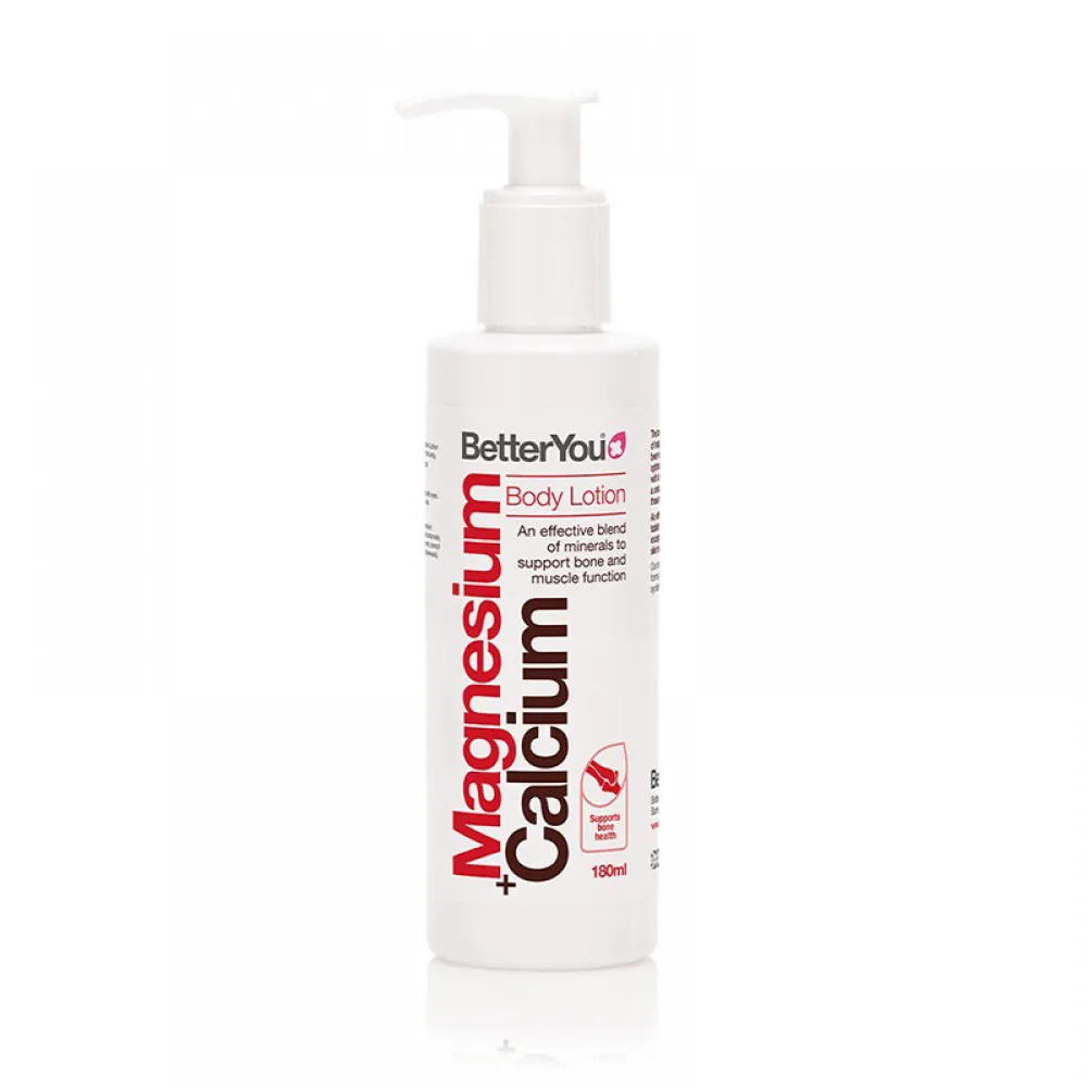 Magnesium + Calcium Body Lotion (180 ml), BetterYou