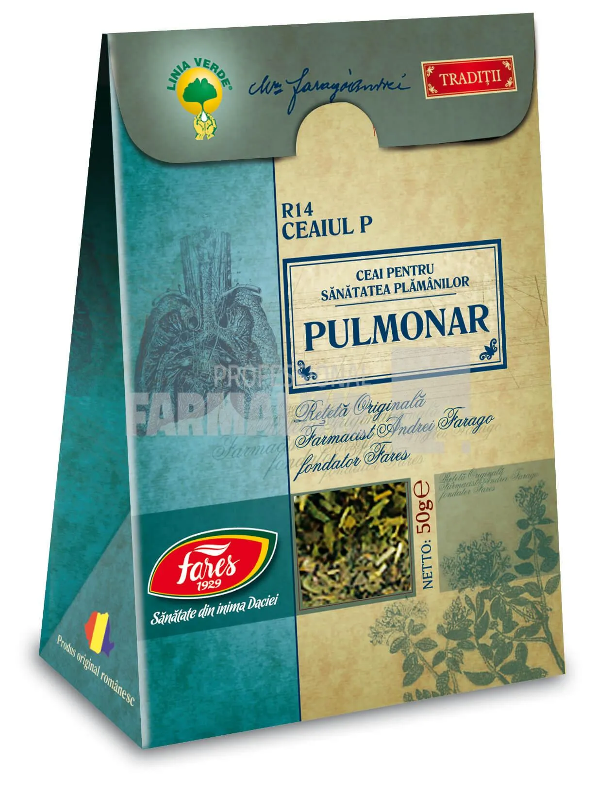 Fares Traditii Ceai pulmonar 50 g