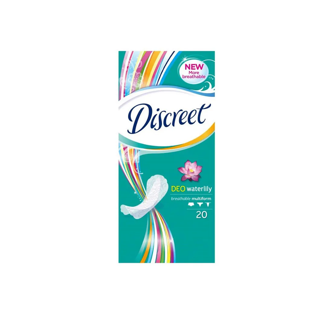 Absorbante zilnice Discreet Deo Waterlily, 20 bucati