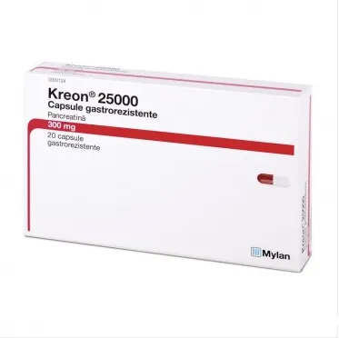 Kreon 25000 300mg 2blx10cps.grez (Mylan)