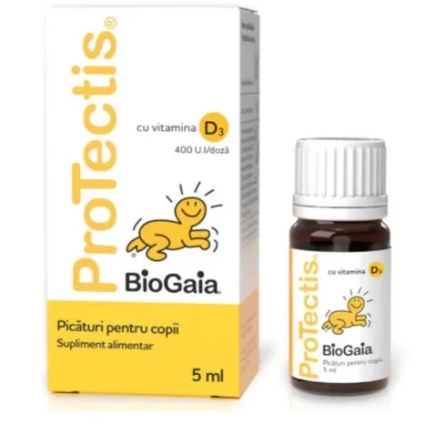 Protectis Vitamina D3 picaturi x 5ml